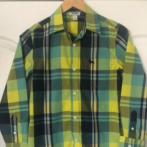 Boys Plaid Shirt Size Large
